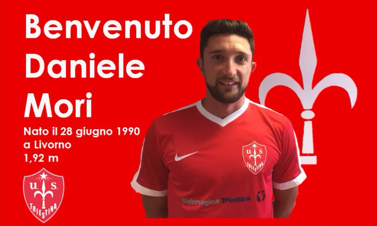 LA TRIESTINA TESSERA IL DIFENSORE DANIELE MORI
