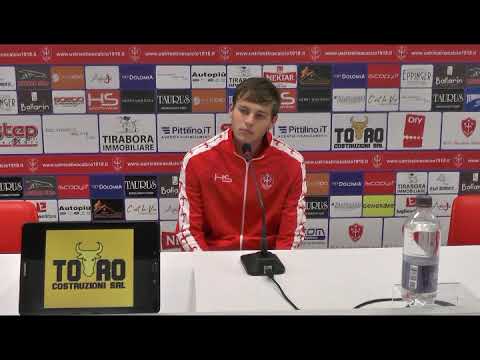 Sala stampa Triestina - Virtus Verona: Federico Ermacora