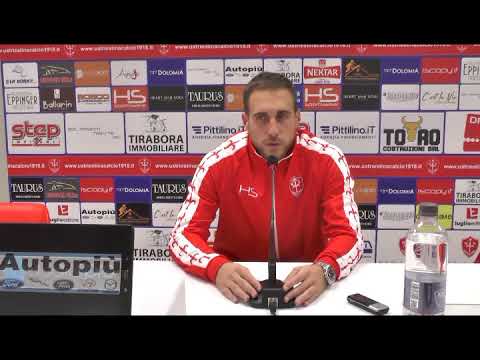 Sala stampa Triestina - Virtus Verona: Demetrio Steffè
