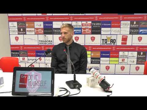Sala stampa Triestina - Padova: Alessandro Malomo