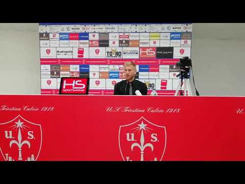 Sala stampa Triestina - Ravenna: Alessandro Malomo