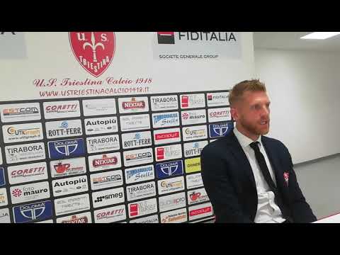 Sala stampa Triestina-Teramo: Alessandro Malomo
