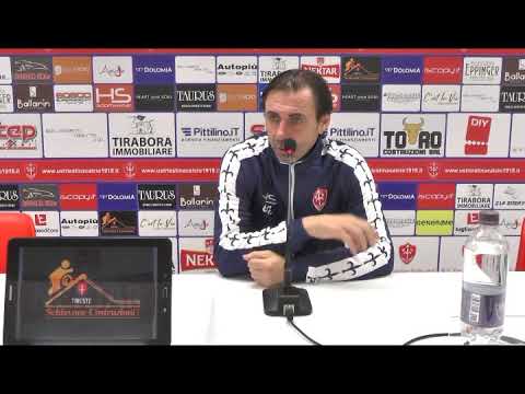 Sala stampa Triestina - Virtus Verona: Carmine Gautieri